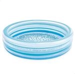 Intex Blue Biss Aufblasbarer Pool, &Oslash;147 x 33 cm, 330 l, Design mit bedrucktem Boden,