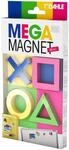 Dahle Mega Magnet Mini Set (4 Magnete in geometrischen Formen, 45 x 45 mm) blau...