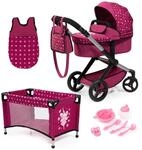 Bayer Design 17067AB Puppenwagen Xeo, Verstellbarer Griff, Schwenkschieber,...