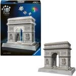 Ravensburger 3D Puzzle Iconics: 12008029 Triumphbogen Paris - mit Licht - Das