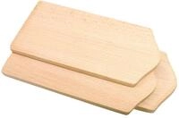 Pebaro FRUE1 Fr&uuml;hst&uuml;cksbrettchen Natur belassen, 22 x 10,5 x 1 cm, 3 St&uuml;ck,...