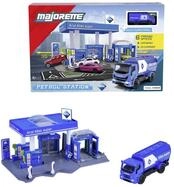 Majorette Petrol Station ARAL (inkl. Spielzeugauto) - Spielzeug-Tankstelle mit