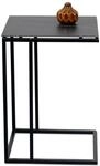 M2 Kollektion Beistelltisch Jon, 38x62x43cm, Schwarz