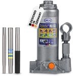 alca&reg; Hydraulischer Wagenheber 3t I Stempelheber & Unterstellheber aus Stahl I f&uuml;r