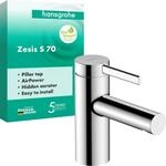 hansgrohe Zesis S - Waschtischarmatur f&uuml;r Kaltwasser ohne Ablauf, Wasserhahn f&uuml;r