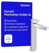 Duravit Manhattan wassersparende Waschtischarmatur, Gr&ouml;&szlig;e XL (Auslauf H&ouml;he 235