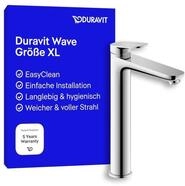 Duravit Wave Waschtischarmatur, Gr&ouml;&szlig;e XL (Auslauf H&ouml;he 236 mm), Wasserhahn...