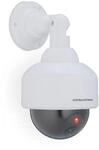 Relaxdays Kamera Dummy, blinkendes LED-Licht, innen & au&szlig;en, Einbrecher