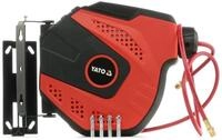 YATO Profi Automatik-Druckluftschlauch Aufroller | 14m lang | 6,5mm...