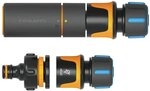 Fiskars Schlauchdu?sen Starterkit, SoftGrip, Mit Schlauchd&uuml;se, Hahnverbinder...