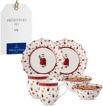 Villeroy & Boch - Toy's Delight Fr&uuml;hst&uuml;cks-Set f&uuml;r 2 Santa 6 teilig Bunt,