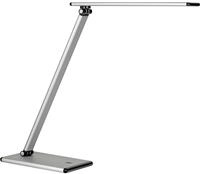 Unilux LED Schreibtischlampe Terra, silbergrau