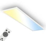 BRILONER - Badlampe 100 cm mit Fernbedienung, dimmbar, warm-kaltwei&szlig;, LED Panel,