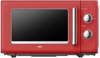 Silva Schneider MW-R 25.3 Retro Mikrowelle 20L, 700 Watt, 6 Leistungsstufen, Timer,
