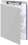 Westcott E-17005 00 Klemmbrett aus Aluminium mit Schutzklappe und...
