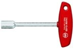 Wiha Stiftschl&uuml;ssel mit Quergriff Aussenvierkant glanzvernickelt (01006) 8 mm x 125