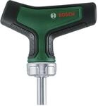Bosch Bit-Ratschenschraubendreher T-Griff (Ratsche mit hohem Drehmoment; Getriebe mit