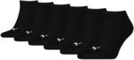 PUMA 3 Paar Unisex Herren Damen Sportsocken Kurzsocken Sneaker Socken, Farbe:Schwarz,