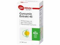 Curcumin Extrakt 45 Dr. Wolz | über 40-fach höhere Bioverfügbarkeit | Vegan...