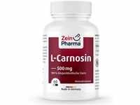 ZeinPharma L-Carnosin 500 mg 60 Kapseln – Nahrungsergänzungsmittel...