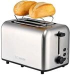 Bomann&reg; Toaster 2 Scheiben | integrierter Br&ouml;tchenaufsatz | extra breite
