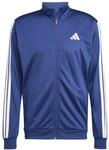 adidas Herren 3 Stripes Tricot Regular Track Top Sweatshirt, Dark Blue, S