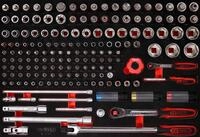 KS Tools 811.0167 1/4'' + 1/2'' Steckschl&uuml;ssel-Satz in Schaumstoffeinlage, 167-tlg
