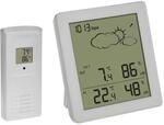 TFA Dostmann Wetterstation Funk Clear, 35.1168.02, mit Au&szlig;ensensor, Temperatur und