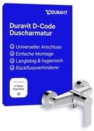 Duravit D-Code Duscharmatur Aufputz f&uuml;r 1 Verbraucher, Badewannenarmatur mit