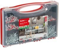 fischer Meister-Box XL Wohnraum, 210-teiliges D&uuml;bel- und Schraubenset, 5-10 mm