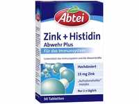 Abtei Zink + Histidin Abwehr Plus - hochdosiert - Nahrungsergänzung für das