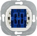 REV TECHNIK, Wechsel/Wechselschalter, 230VAC, 50Hz, 10A, 100W, Unterputz, blau
