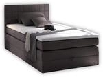 Stella Trading HAWAII 1 Boxspringbett 120x200 mit Bettkasten, Anthrazit -...