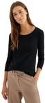 Cecil Basic Langarmshirt Black M