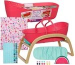 BABY born 3 in 1 Wiege Pinplay, Puppenbett, Wiege und Trage mit Pins zum...