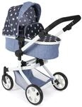 Bayer Chic 2000&reg; 2in1 Puppenwagen Mika &ndash; Sternchen Navy &ndash; faltbar &ndash;