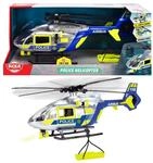 Dickie - Helikopter Police 36 cm, mit Lichtern, Ger&auml;uschen, Winde und Trage,