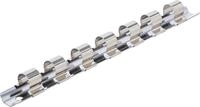 BGS 2318 | Aufsteckschiene mit 7 Clips | 12,5 mm (1/2")