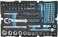 Quantool Q25002 Steckschl&uuml;sselsatz 85-teilig &ndash; passend zu L-Boxx Mini