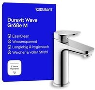 Duravit Wave Waschtischarmatur, Gr&ouml;&szlig;e M (Auslauf H&ouml;he 111 mm), Wasserhahn Bad,