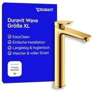 Duravit Wave Waschtischarmatur, Gr&ouml;&szlig;e XL (Auslauf H&ouml;he 236 mm), Wasserhahn Bad,