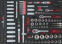 KS Tools 1/4'+3/8'+1/2' Steckschl&uuml;ssel-Satz, 179-tlg. in 1/1 Systemeinlage