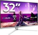 Philips Evnia 32M2N8900-32 Zoll Ultra HD OLED Gaming Monitor, 240Hz, 0.03 ms, HDR400,