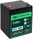 Green Cell&reg; AGM 12V 5Ah Akku VRLA Blei-Batterie Bleiakku Ersatzakku Gelakku