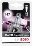 Bosch H7 Plus 200 Gigalight Halogen-Gl&uuml;hlampe f&uuml;r Auto-Scheinwerfer, 12 V 55...