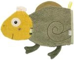 Fehn Waschhandschuh Cham&auml;leon &ndash; Baby-Waschlappen mit Tiermotiv | F&uuml;r fr&ouml;hlichen