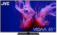 JVC QLED Fernseher 65 Zoll Smart TV VIDAA LT-65VDQ6555-4K UHD Fernseher, HDR TV mit