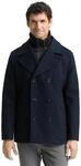 Tom Tailor Herren 2-in-1 Wolljacke mit Abnehmbarer Innenjacke