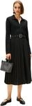 Tommy Hilfiger Damen Polokleid Interlock Mix Media mit Tailleng&uuml;rtel, Schwarz