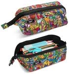 ZIPIT Lenny Federm&auml;ppchen, Gro&szlig;es M&auml;ppchen f&uuml;r Schule und B&uuml;ro, Etui mit breiter